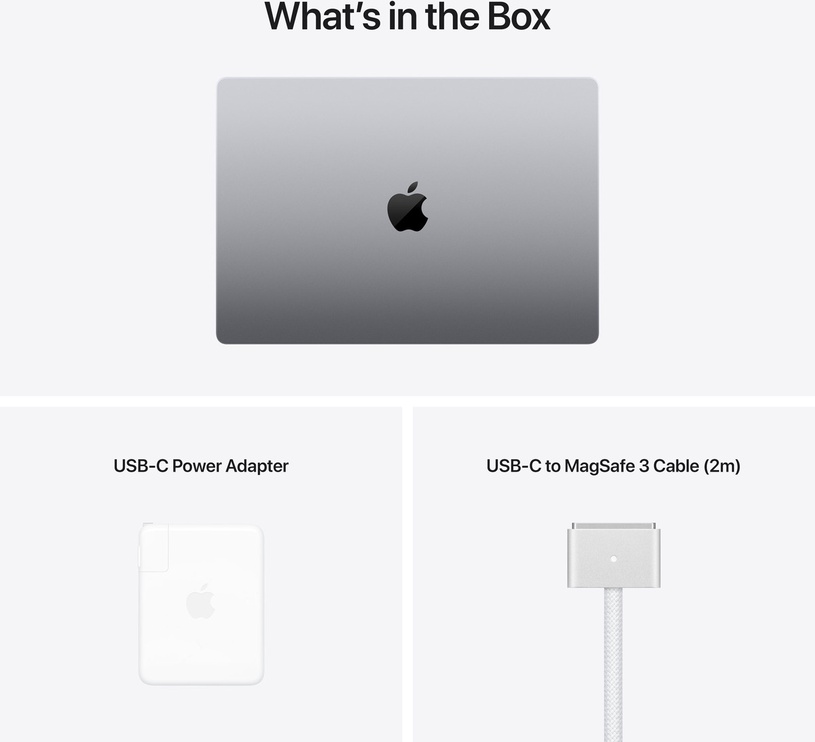 Klēpjdators Apple MacBook Pro MK193ZE/A, Apple M1 Pro, 16 GB, 1 TB, 16.2 "