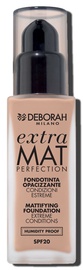 Tonālais krēms Deborah Milano Extra Mat 02 Beige, 30 ml