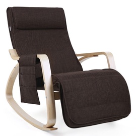 Fotelis Songmics Brown, 55x80x91 cm