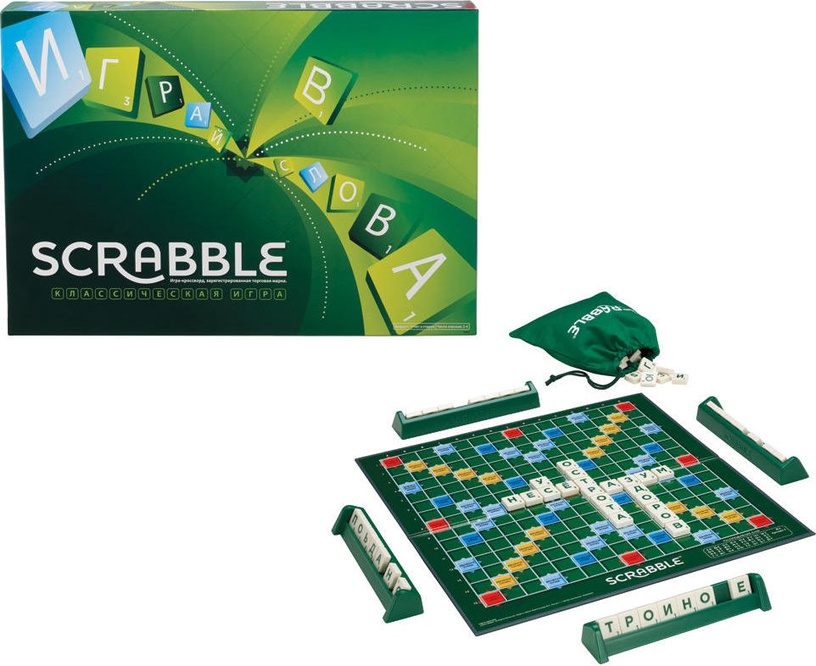 Настольная игра Mattel Scrabble Y9618, RUS
