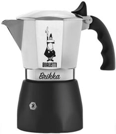 Кофейник Bialetti Brikka Ellit Coffee Maker Black/Silver 2 Cups