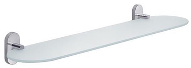 Gedy Febo Bathroom Shelf 60cm Chrome/Glass