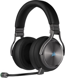 Ausinės Corsair Virtuoso RGB Wireless SE Black, belaidės