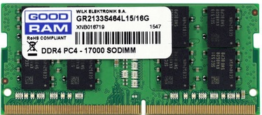 GoodRam 8GB 2133MHz CL15 DDR4 SODIMM GR2133S464L15S/8G