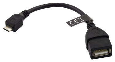 Esperanza OTG Cable USB to USB-micro Black 0.1m