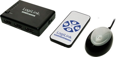 LogiLink Video Switch HDMI 5-Port with Amplifier