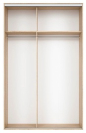 Black Red White Wardrobe Frame Nadir 150 Light San Remo Oak