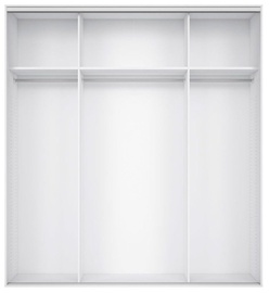 Black Red White Wardrobe Frame Nadir 210 White