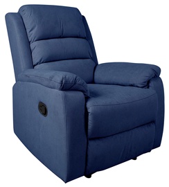 Fotelis Home4you Manuel, mėlynas, 88 cm x 95 cm x 103 cm