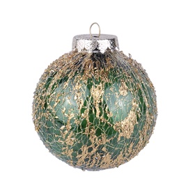 Jõulupuu ehe Christmas Touch SYQD-012052, roheline, 8 cm, plastik, 3 tk