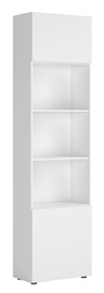 Black Red White Modai REG2D Bookshelf 60x222cm Canadian White