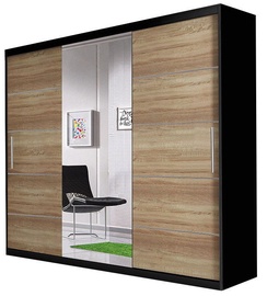 Idzczak Meble Wardrobe Alba Black/Sonoma Oak