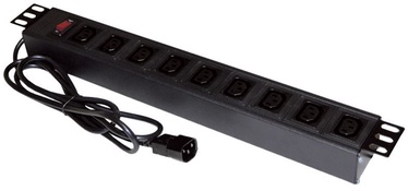 A-Lan Surge Protector 9 Outlet Black 1.8m