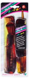 Paula Gray Family 6 Pack Comb Set Turtle Hair Brush
