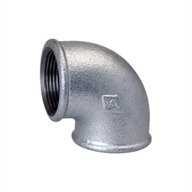 Колено Jinan Meide G90, 90 град, 3/4", чугун/цинк