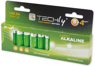 Батареи Techly, AA, 12 шт.