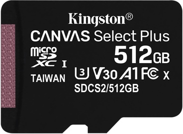 Mälukaart Kingston SDCS2/512GBSP, 512 GB, 100 Mb/s - 85 Mb/s