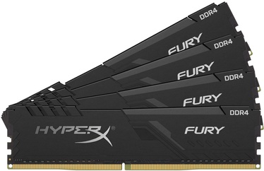 Kingston HyperX Fury Black 128GB 3600MHz CL18 DDR4 KIT OF 4