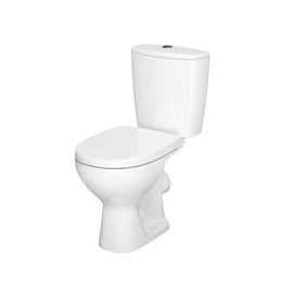 Туалет Cersanit Arteco Clean On K667-052, с крышкой, 355 мм x 645 мм