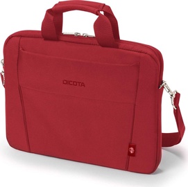 Nešiojamų kompiuterių krepšys Dicota Slim Eco Base D31306-RPET, raudona, 13-14.1"