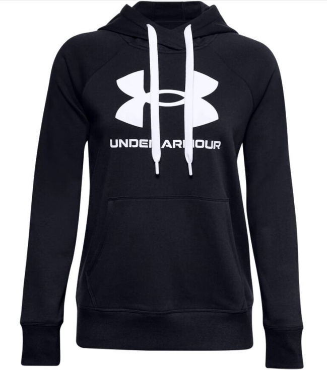 Джемпер, женские Under Armour Rival Fleece Logo Hoodie, черный, L