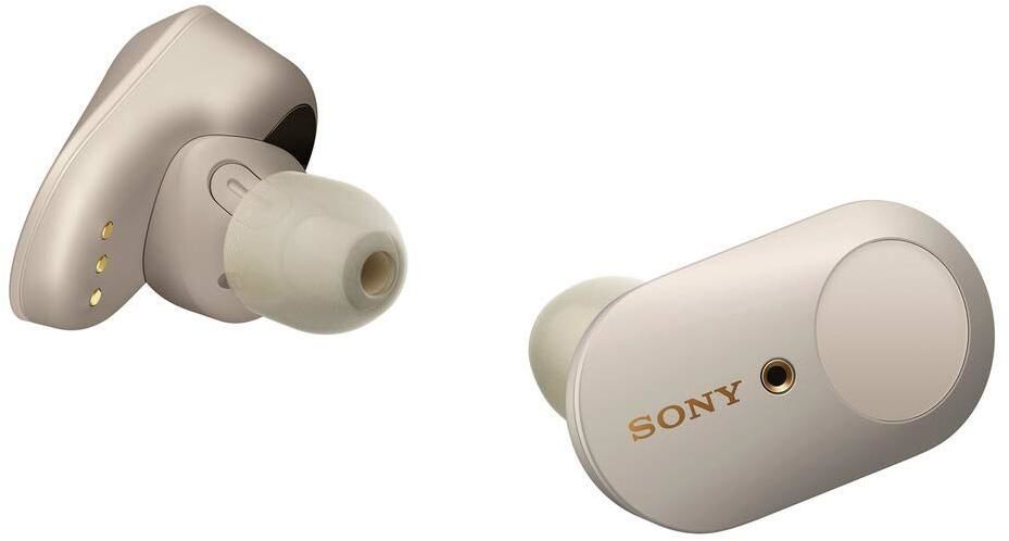 Belaidės ausinės Sony WF-1000XM3 in-ear, sidabro - Senukai.lt