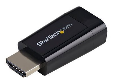 Адаптер StarTech Compact HDMI To VGA VGA, HDMI, 0.07 м, черный