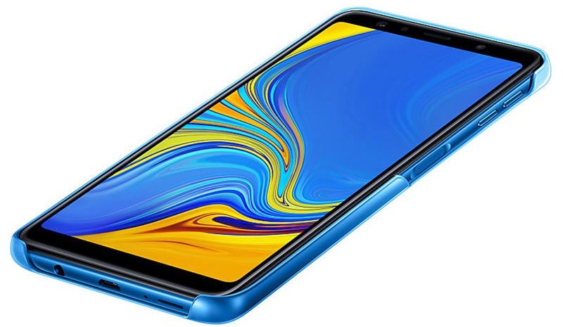 Чехол для телефона Samsung, Samsung Galaxy A7 2018, синий
