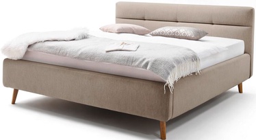 Кровать Lotte, 160 x 200 cm, бежевый, с решеткой