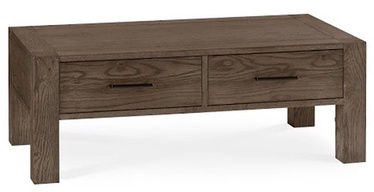 Kafijas galdiņš Home4you Turin, brūna/ozola, 1100x600x400 mm