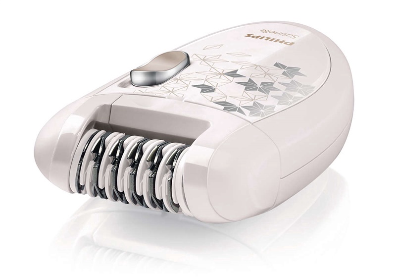 Epilators Philips Satinelle Essential HP6423/00, balta/daudzkrāsaina