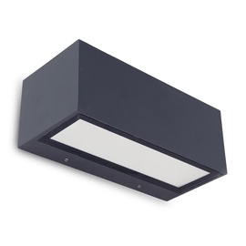 Lampa Lutec Clgemini 1891M, 20W, LED, IP54, pelēka, 8.5 cm x 8.5 cm