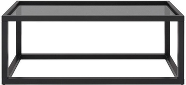 Black Red White Modai Glass 103x53cm Black