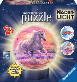 3D пазл Ravensburger Night Light Horses A Beach, 13 см x 13 см