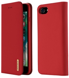 Dux Ducis Wish Bookcase For Apple iPhone 7/8 Red