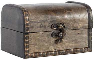 Home4you Wooden Chest BAO 14x10.5xH9cm Antique/Gray