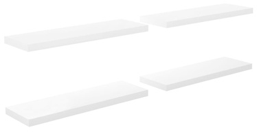 Настенная полка VLX High Gloss 323753, белый, 80 см x 23.5 см x 3.8 см