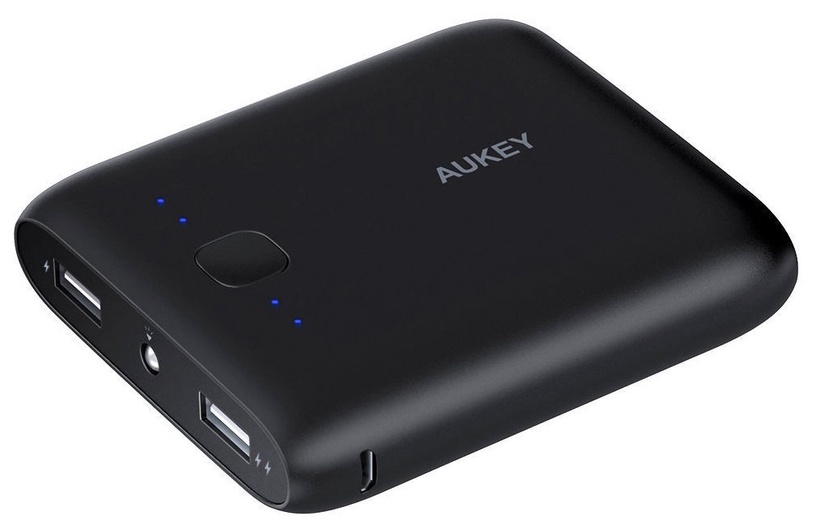 Nešiojamas įkroviklis (Power bank) Aukey Pocket, 10000 mAh, juoda