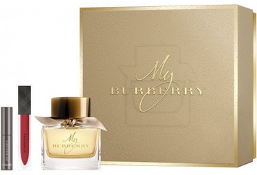 Burberry My Burberry 90ml EDP + Mini Cat Lash Mascara 3.5ml + Liquid Lip Velvet 6ml Military Red