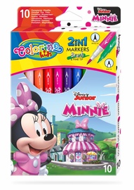 Фломастер Colorino 90669PTR, сдвоенные пусеты, 10 шт.