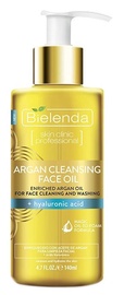 Makiažo valiklis Bielenda Skin Clinic Argan Cleansing Face Oil Hyaluronic Acid, 140 ml