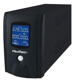 Qoltec UPS 800VA / 480W / LCD