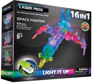 Laser Pegs 16 in 1 Space Fighter