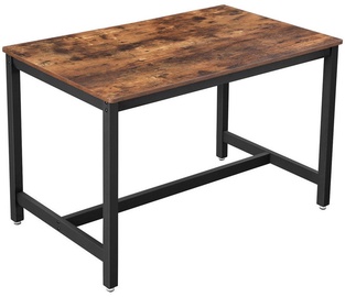 Songmics Industrial Style Dining Table Brown/Black 120x75cm