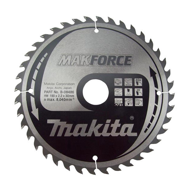 Griešanas disks Makita B-08486, 190 mm x 30 mm