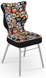 Детский стул Entelo Solo Size 5 ST28 Black/Animals, 390x390x850 мм