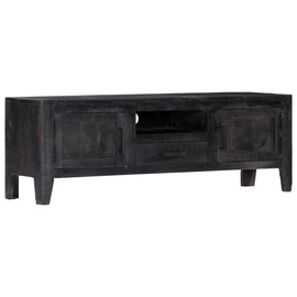 TV-laud VLX Solid Mango Wood 247985, must, 1180 mm x 300 mm x 400 mm
