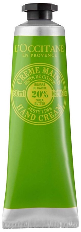 Kätekreem L´Occitane Shea Butter Zesty Lime, 30 ml
