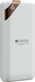 Canyon Compact Power Bank 20000mAh White