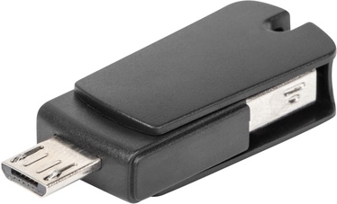 Natec WASP OTG Card Reader 2in1 USB 2.0 Black